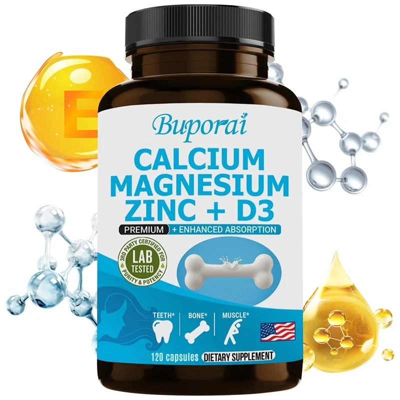 Protein Bar - Calcium Magnesium Zinc Vitamin D3 Supplement