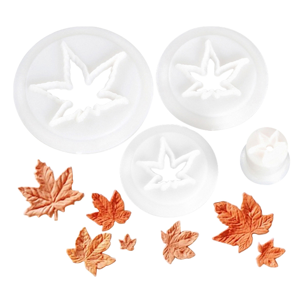 Fall Maple Leaf Plastic Cutter - огляд і ціна Cookies Pack