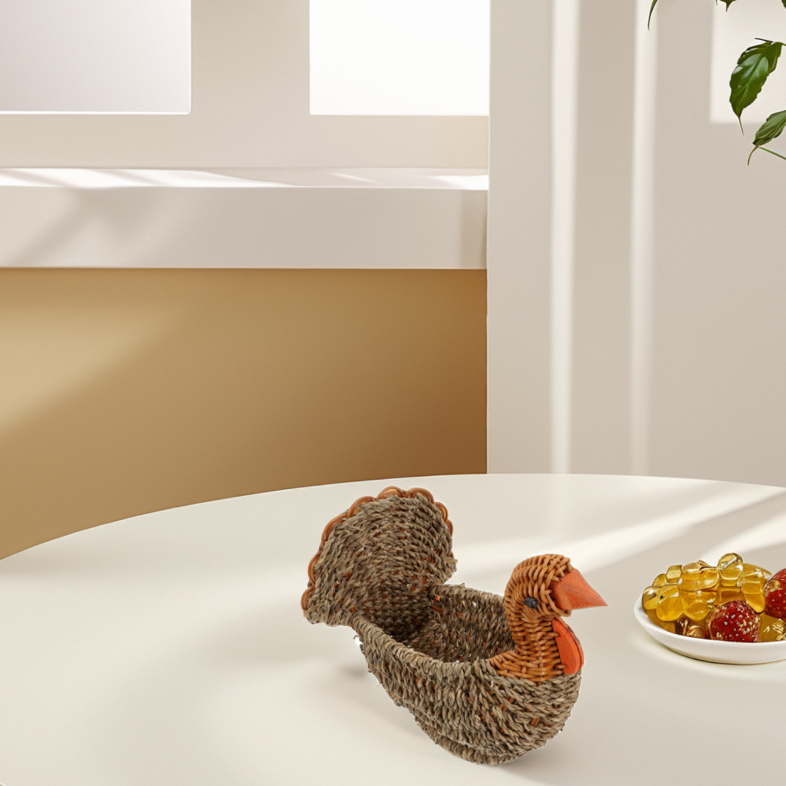 Turkey Shaped Woven Storage Ba - огляд і ціна Dried Fruit