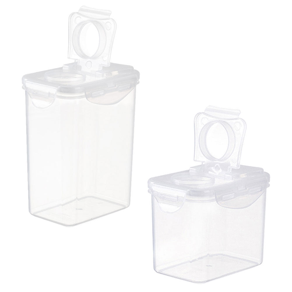 2Pcs Plastic Food Storage Jars - огляд і ціна Dried Fruit