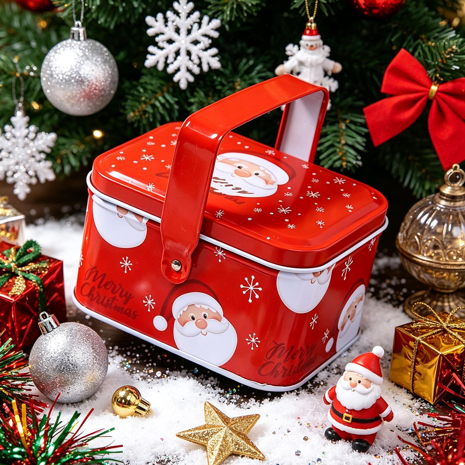 Christmas Cookie Tins Metal St - огляд і ціна Chocolate Snack