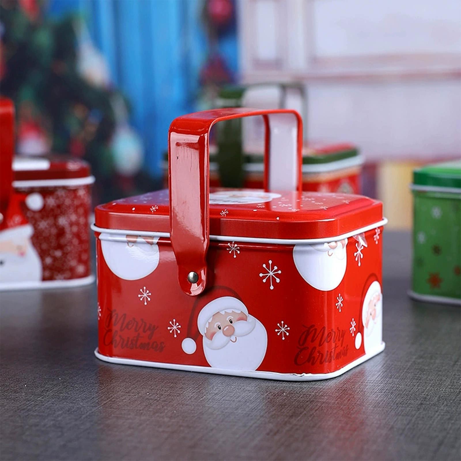 Christmas Cookie Tins Metal St - огляд і ціна Chocolate Snack
