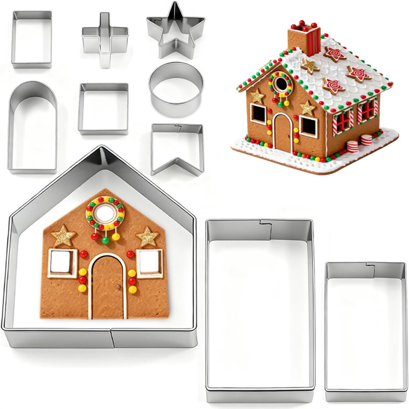 3D Christmas Gingerbread House - огляд і ціна Cookies Pack